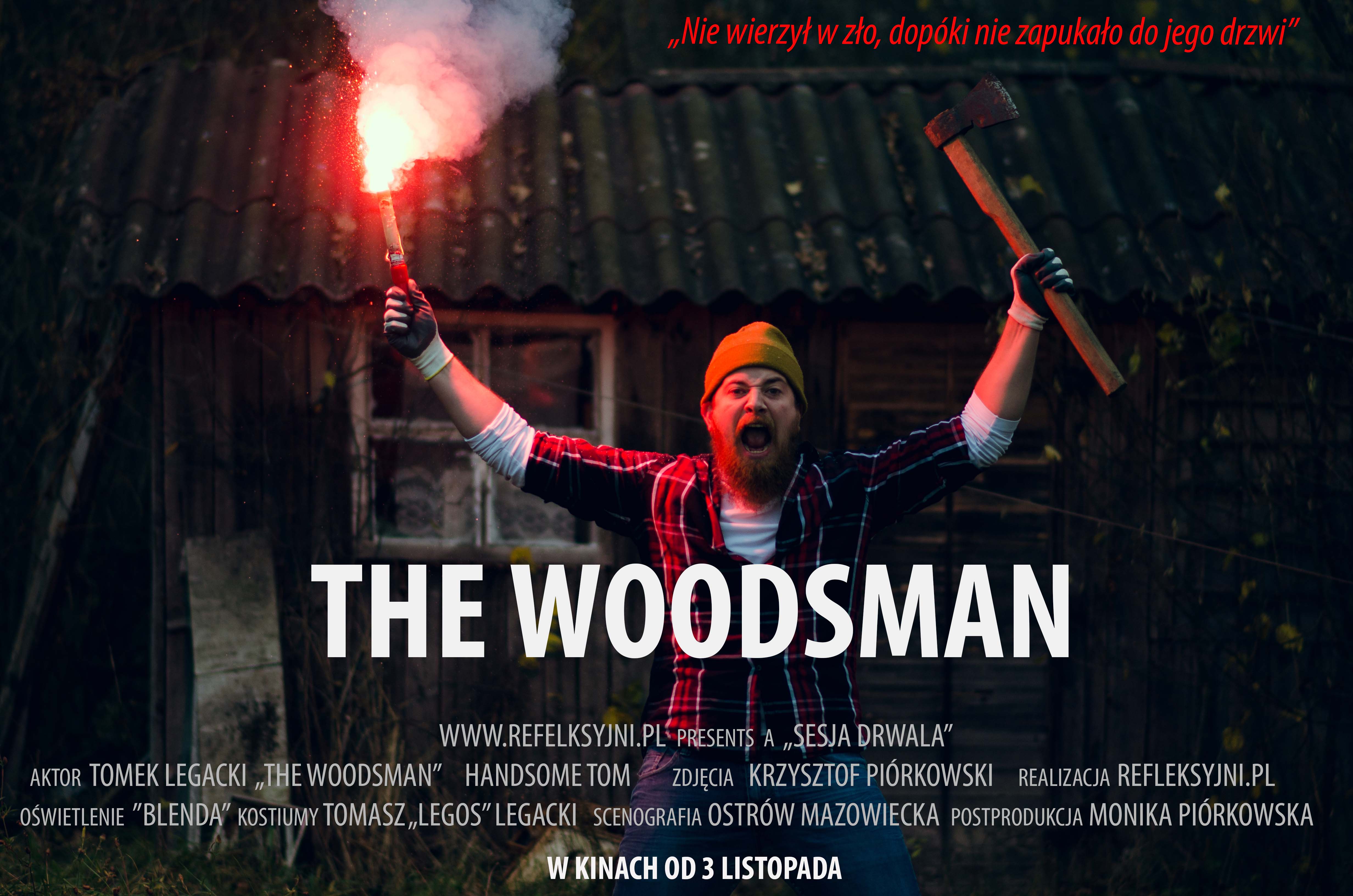 Plakat mężczyzny z brodą