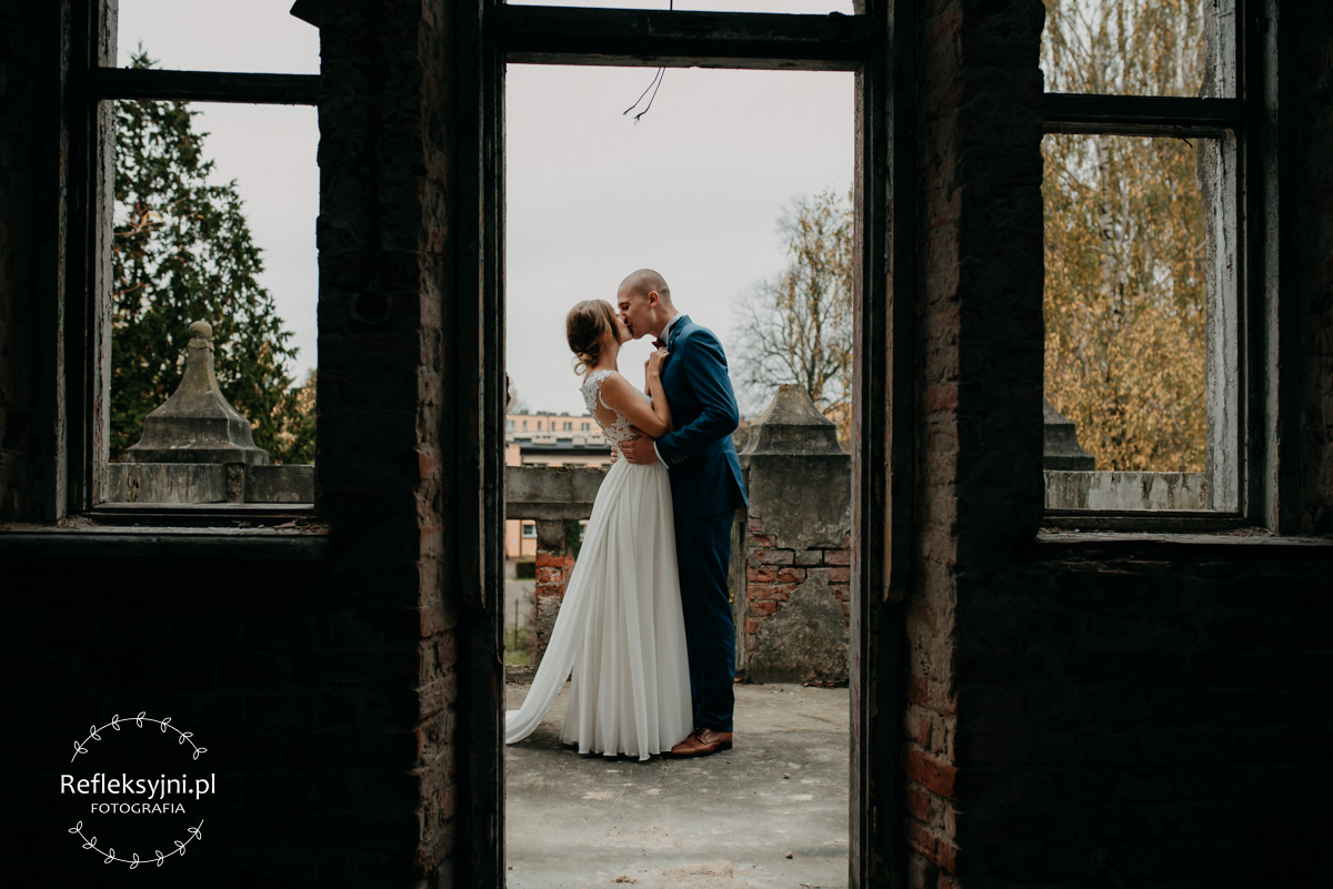 Sesja ślubna Karina i Mateusz Lubiejewo jesień
