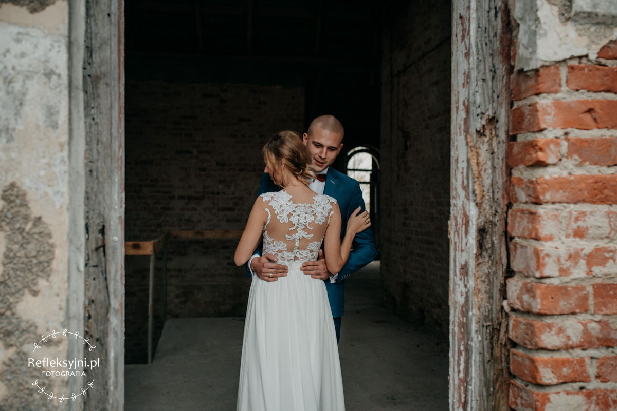 Sesja ślubna Karina i Mateusz Lubiejewo jesień