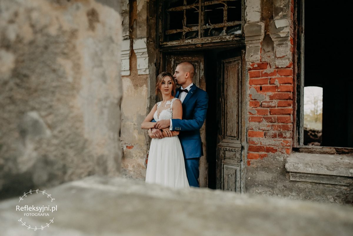 Sesja ślubna Karina i Mateusz Lubiejewo jesień