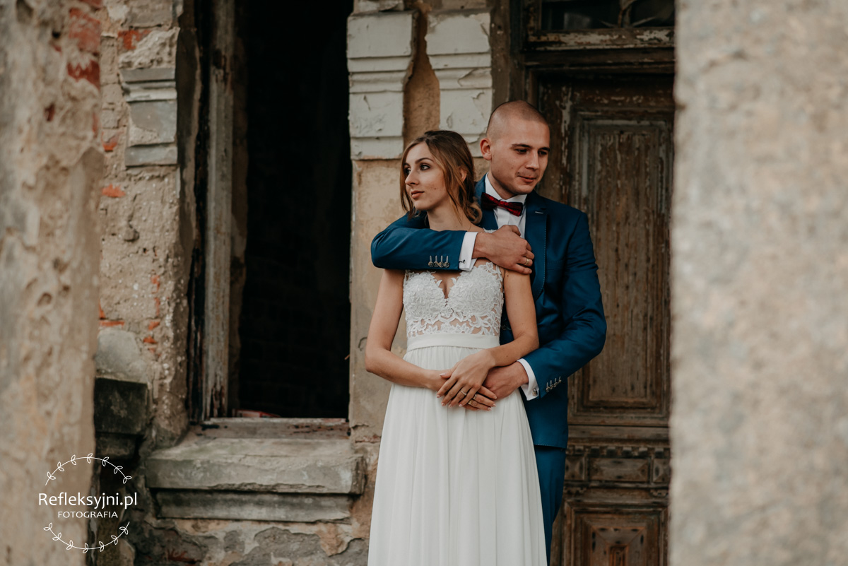 Sesja ślubna Karina i Mateusz Lubiejewo jesień