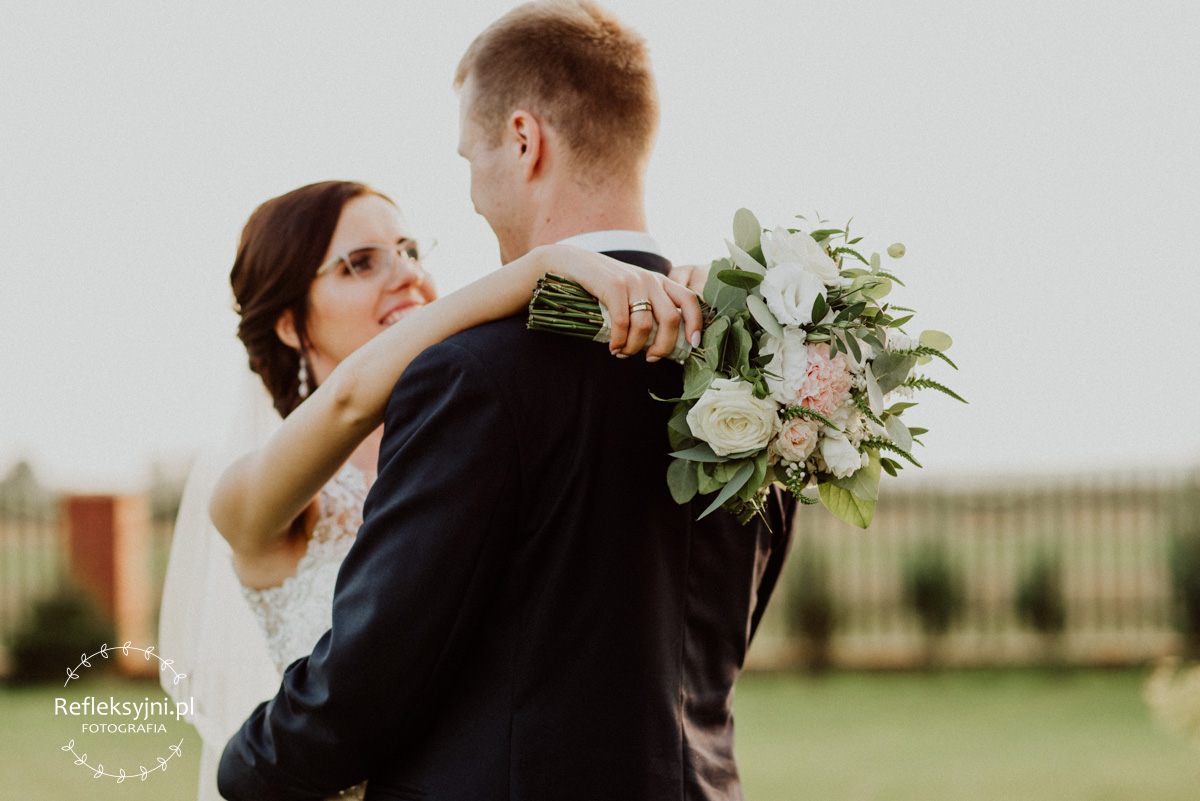 Plener ślubny Państwa Młodych w dniu ślubu