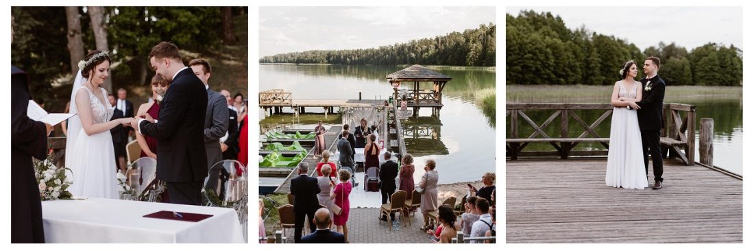 Ślub plenerowy nad jeziorem